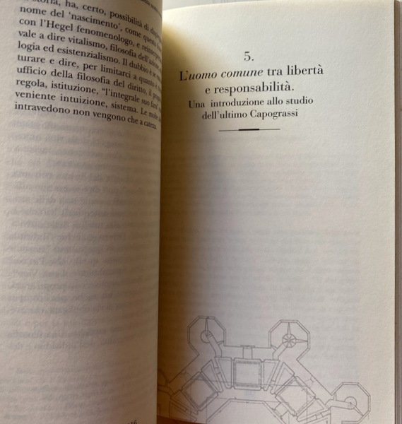 ANALISI, AZIONE, DIRITTO, UOMO COMUNE. CINQUE SAGGI PER GIUSEPPE CAPOGRASSI