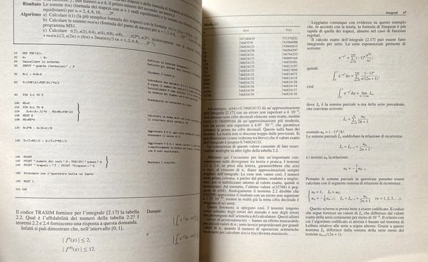 ANALISI MATEMATICA E CALCOLATORI