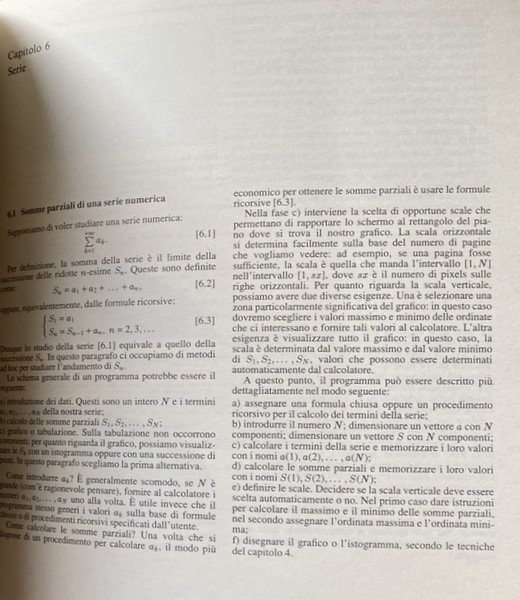 ANALISI MATEMATICA E CALCOLATORI. (CON DISCHETTO FLOPPY DISK)