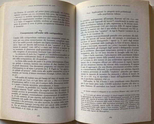 ANALISI MULTIDIMENSIONALE DEI DATI. METODI, STRATEGIE E CRITERI DI INTERPRETAZIONE