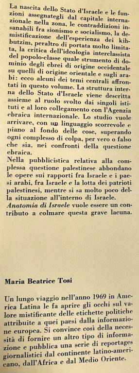 ANATOMIA DI ISRAELE