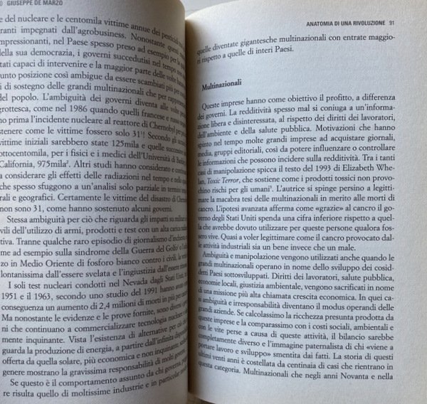 ANATOMIA DI UNA RIVOLUZIONE. GIUSTIZIA, AMBIENTE E LAVORO PER INVERTIRE …