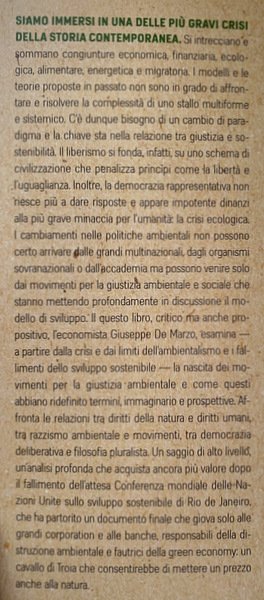 ANATOMIA DI UNA RIVOLUZIONE. GIUSTIZIA, AMBIENTE E LAVORO PER INVERTIRE …