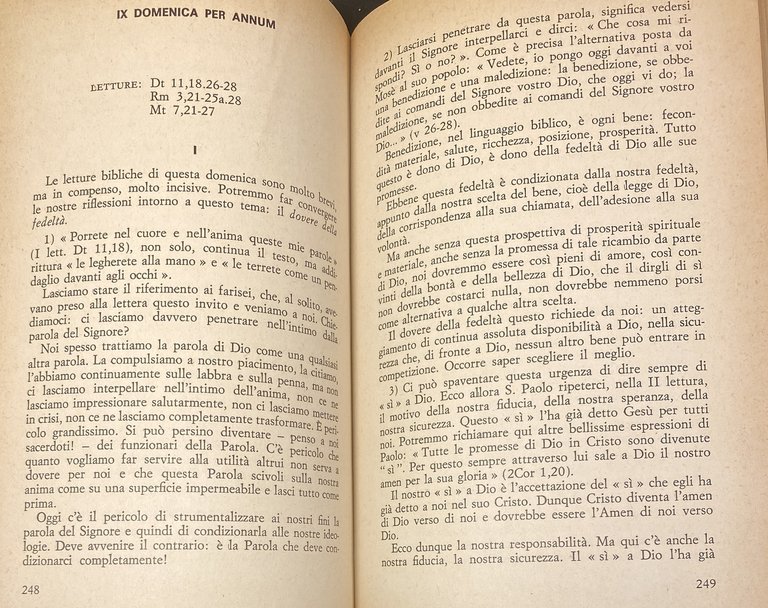 ANNUNZIA LA PAROLA. SPUNTI OMILETICI ANNO A