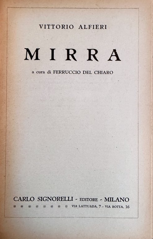 ANTIGONE; MIRRA | Immagine Gallery 11