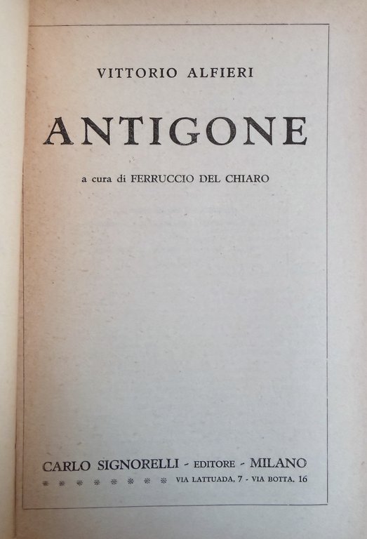 ANTIGONE; MIRRA | Immagine Gallery 19