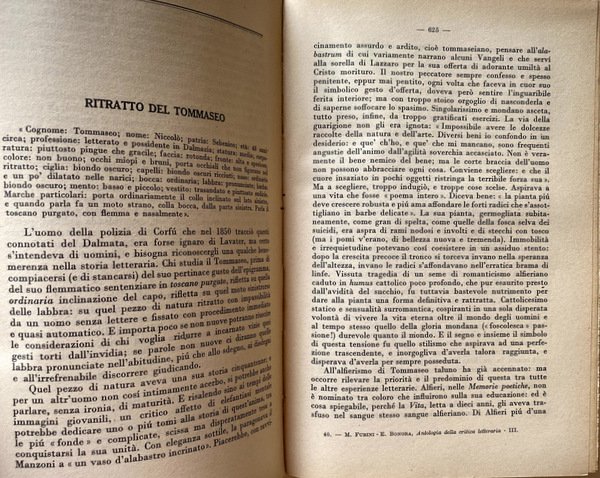 ANTOLOGIA DELLA CRITICA LETTERARIA VOLUME 3. DALL'ARCADIA ALL'INIZIO DEL NOVECENTO