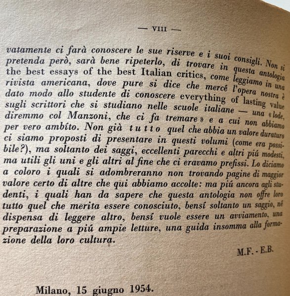 ANTOLOGIA DELLA CRITICA LETTERARIA VOLUME 3. DALL'ARCADIA ALL'INIZIO DEL NOVECENTO