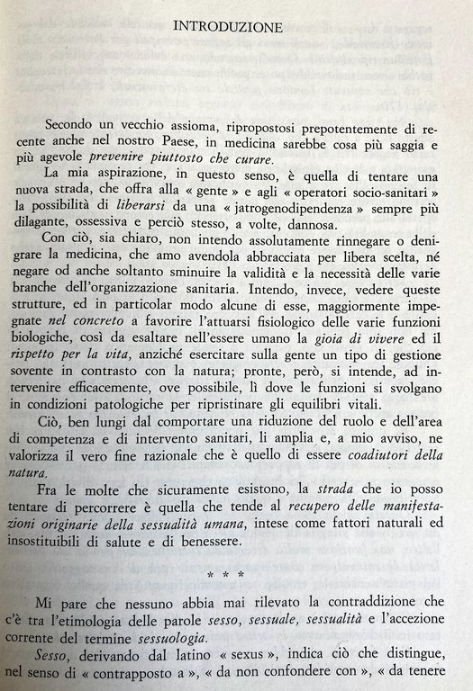 ANTROPOLOGIA SESSUALE (PER MEDICI, PSICOLOGI, SOCIOLOGI E OPERATORI SOCIOSANITARI)