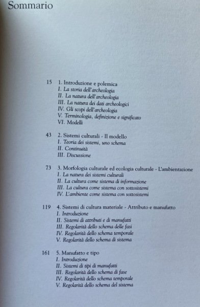 ARCHEOLOGIA ANALITICA