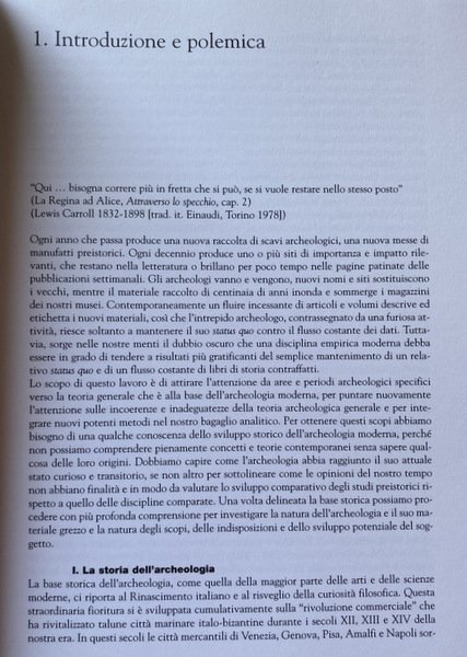 ARCHEOLOGIA ANALITICA