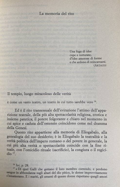 ARCHEOLOGIA E ATTUALITÀ DELLA MEMORIA