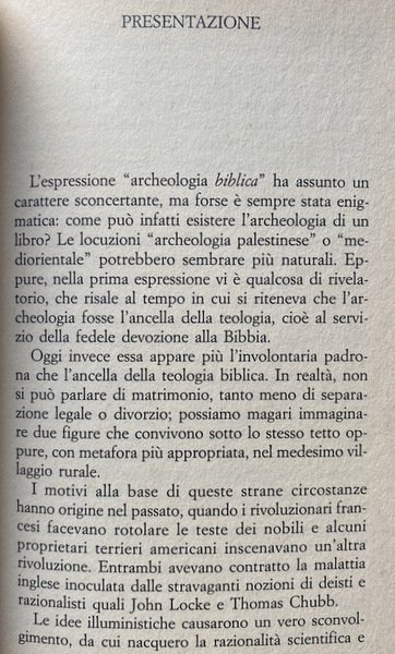 ARCHEOLOGIA E FEDE
