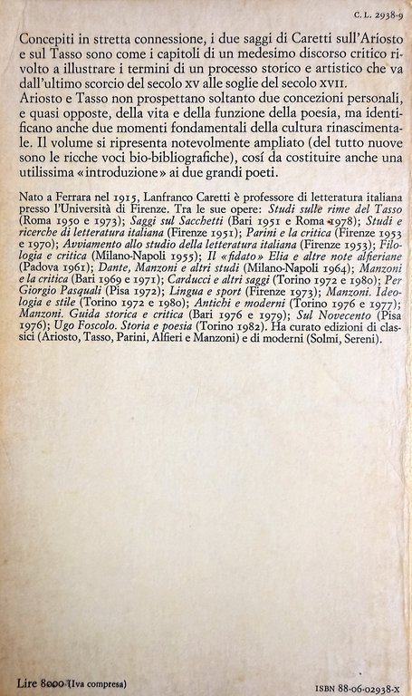 ARIOSTO E TASSO | Immagine Gallery 7