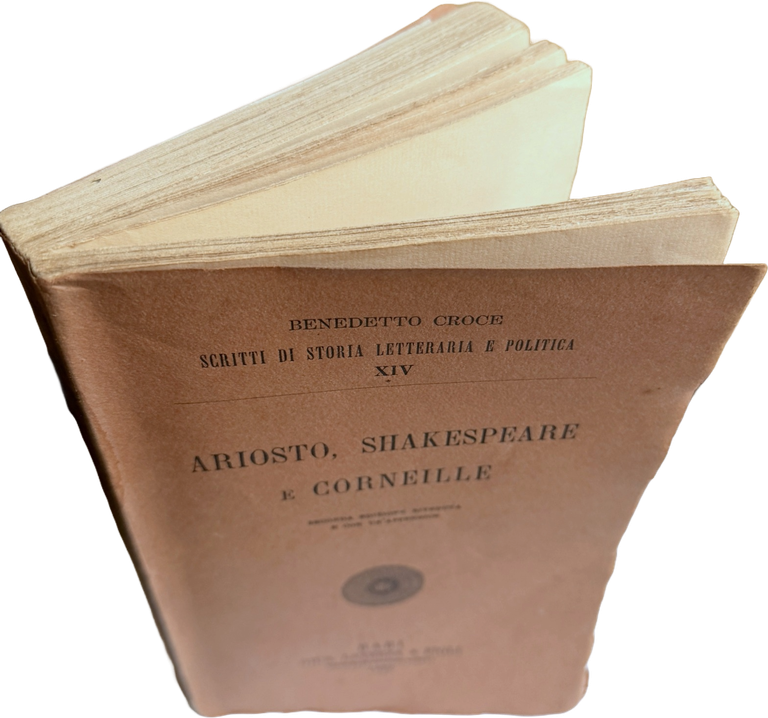 ARIOSTO, SHAKESPEARE E CORNEILLE. (SECONDA EDIZIONE RIVEDUTA E CON UN'APPENDICE) | Immagine Gallery 2