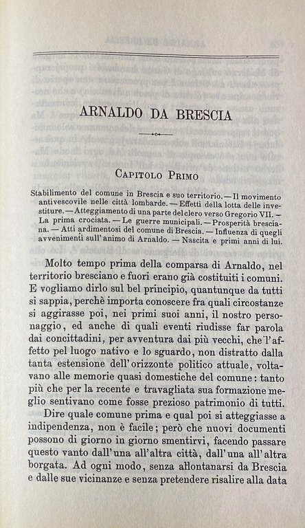 ARNALDO DA BRESCIA E LA RIVOLUZIONE ROMANA DEL XII SECOLO