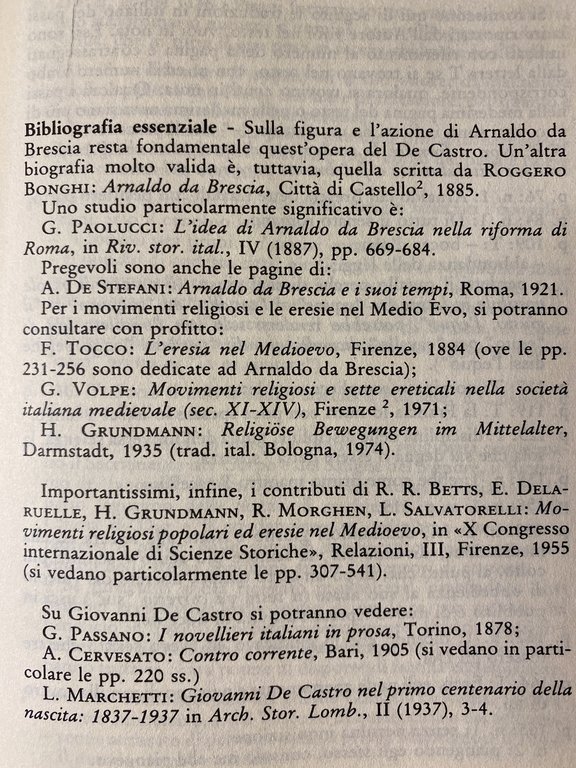 ARNALDO DA BRESCIA E LA RIVOLUZIONE ROMANA DEL XII SECOLO
