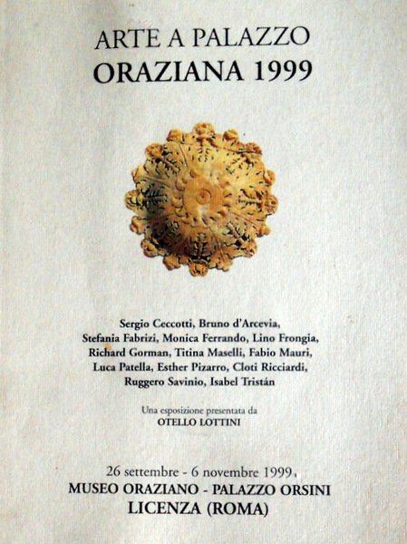 ARTE A PALAZZO: ORAZIANA 1999