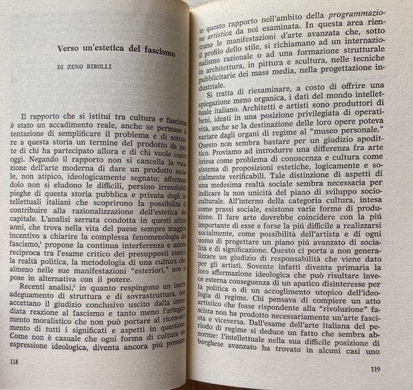 ARTE E FASCISMO IN ITALIA E IN GERMANIA. INTERVENTI DI: …