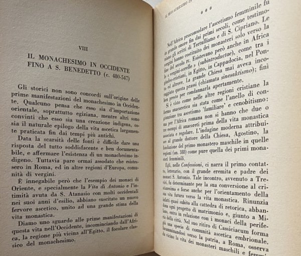 ASCETISMO E MONACHESIMO PREBENEDETTINO