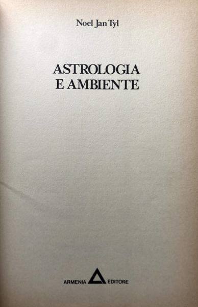 ASTROLOGIA E AMBIENTE