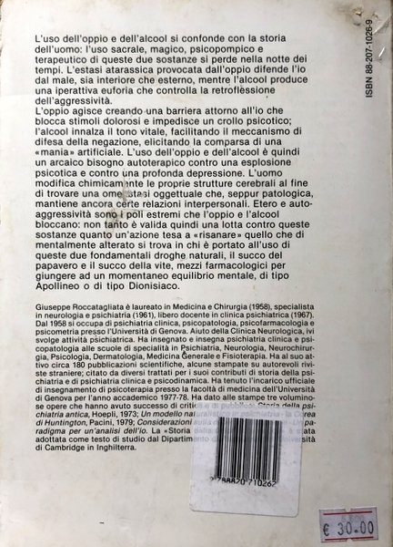 ATARASSIA ED EUFORIA. PSICOPATOLOGIA DINAMICA DELL'ALCOOL E DELL'OPPIO