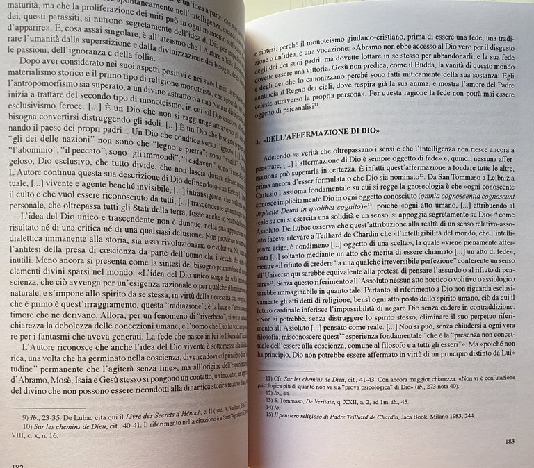 ATEISMO E DESIDERIO DI DIO NELL'OPERA DI HENRI DE LUBAC