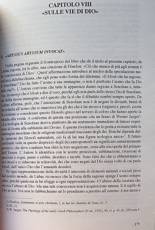 ATEISMO E DESIDERIO DI DIO NELL'OPERA DI HENRI DE LUBAC