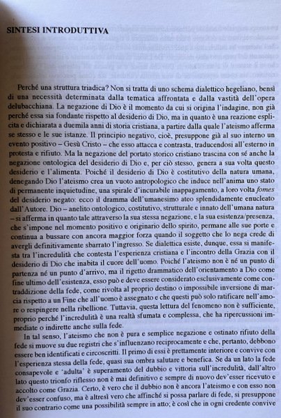 ATEISMO E DESIDERIO DI DIO NELL'OPERA DI HENRI DE LUBAC