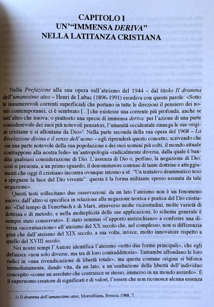 ATEISMO E DESIDERIO DI DIO NELL'OPERA DI HENRI DE LUBAC