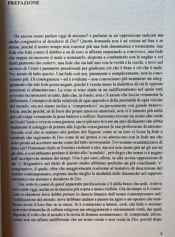 ATEISMO E DESIDERIO DI DIO NELL'OPERA DI HENRI DE LUBAC