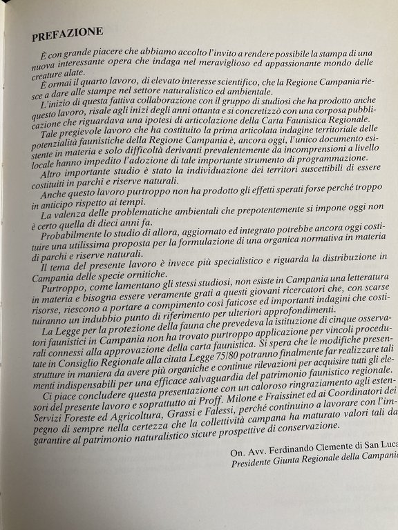 ATLANTE DEGLI UCCELLI NIDIFICANTI IN CAMPANIA (1983-1987)