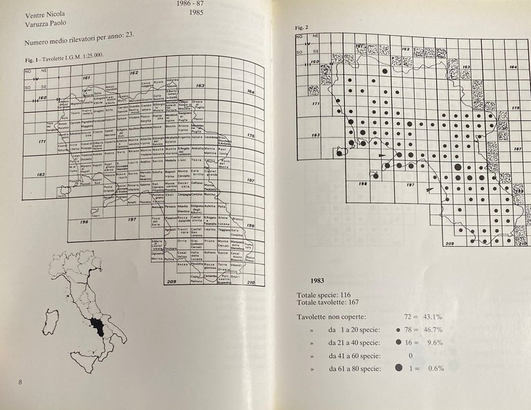 ATLANTE DEGLI UCCELLI NIDIFICANTI IN CAMPANIA (1983-1987)