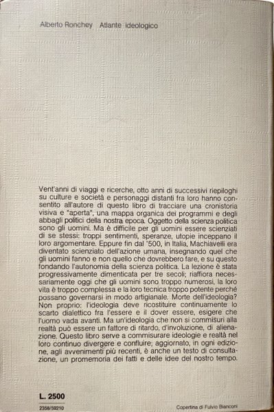 ATLANTE IDEOLOGICO. PROGRAMMI E UTOPIE DEGLI ANNI SETTANTA ALLA PROVA …