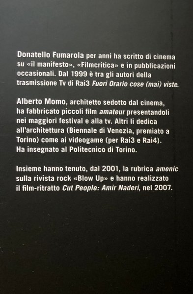 ATLANTE SENTIMENTALE DEL CINEMA PER IL XXI SECOLO. INCONTRI CON …