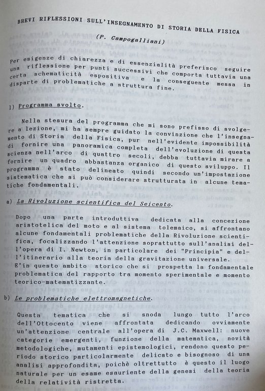 ATTI DEL XII CONGRESSO NAZIONALE DI STORIA DELLA FISICA.