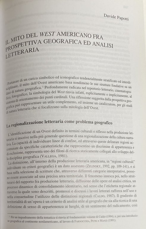 ATTI DEL XXIX CONGRESSO GEOGRAFICO ITALIANO GEOGRAFIA DIALOGO TRA GENERAZIONI. …