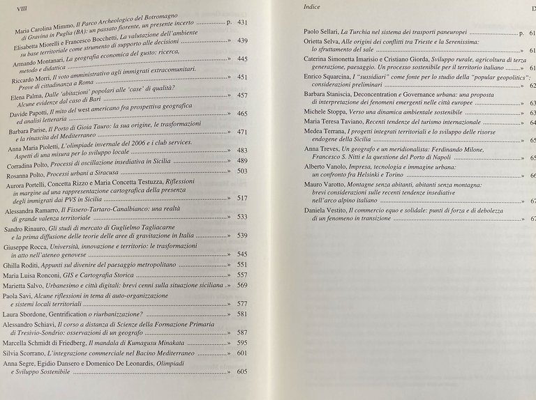 ATTI DEL XXIX CONGRESSO GEOGRAFICO ITALIANO GEOGRAFIA DIALOGO TRA GENERAZIONI. …