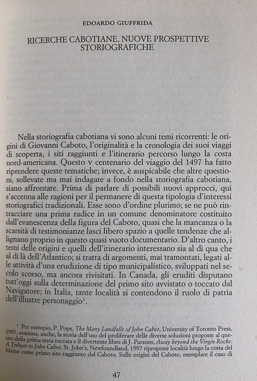 ATTRAVERSARE GLI OCEANI. DA GIOVANNI CABOTO AL CANADA MULTICULTURALE | Immagine Gallery 21