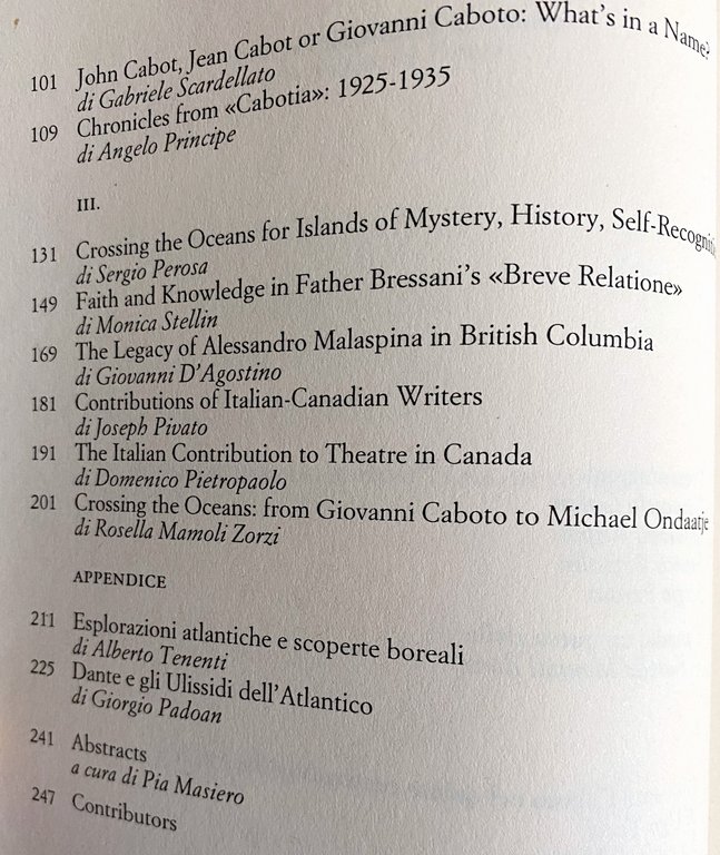 ATTRAVERSARE GLI OCEANI. DA GIOVANNI CABOTO AL CANADA MULTICULTURALE | Immagine Gallery 7