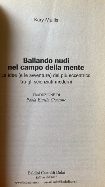 BALLANDO NUDI NEL CAMPO DELLA MENTE. LE IDEE (E LE …