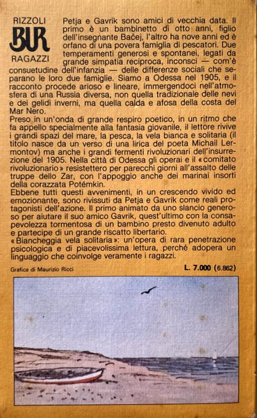 BIANCHEGGIA VELA SOLITARIA. (INTRODUZIONE E TRADUZIONE DI GIOVANNA SPENDEL, ILLUSTRAZIONI/DISEGNI …