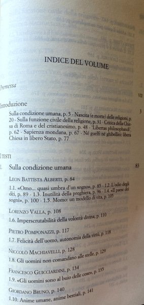 BIBLIOTECA LAICA. IL PENSIERO DELL'ITALIA MODERNA. A CURA DI MICHELE …