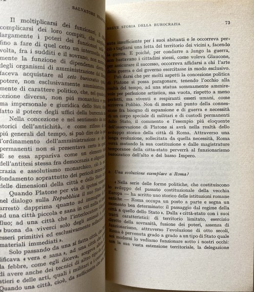 BREVE STORIA DELLA BUROCRAZIA DALL'ANTICHITÀ ALL'ETÀ CONTEMPORANEA