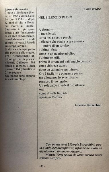 CANZONIERE NAZIONALE. RASSEGNA DI POESIA DI AUTORI ITALIANI