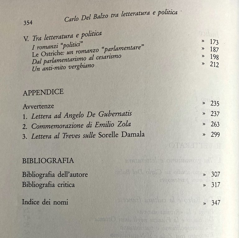CARLO DEL BALZO TRA LETTERATURA E POLITICA. CONTRIBUTI AL DIBATTITO …