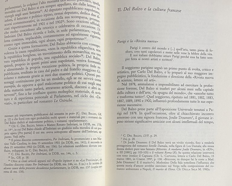 CARLO DEL BALZO TRA LETTERATURA E POLITICA. CONTRIBUTI AL DIBATTITO …