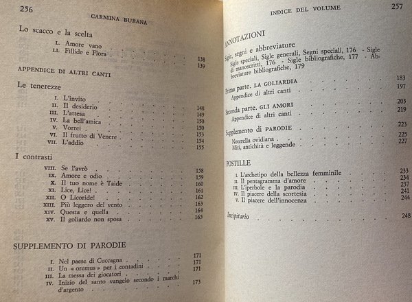 CARMINA BURANA E ALTRI CANTI DELLA GOLIARDIA MEDIEVALE TRASCELTI E …