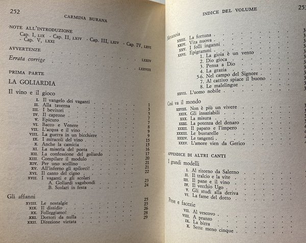 CARMINA BURANA E ALTRI CANTI DELLA GOLIARDIA MEDIEVALE TRASCELTI E …