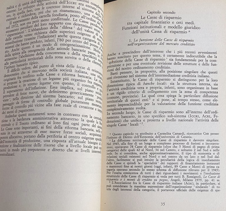 CASSE DI RISPARMIO. LE ISTITUZIONI FINANZIARIE DEL CETO MEDIO